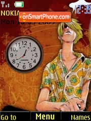 Sanji Clock Screenshot